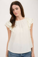Ruffle Back Bow Top