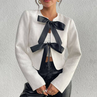 Bow Long Sleeve Top