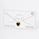 Gold Plated heart Pendant Necklace
