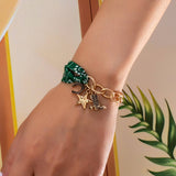 Scarf Charm Bracelet- Boot, Star, Horseshoe