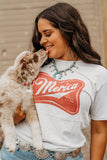 'Merica Red Logo 4th of July USA Graphic Tee