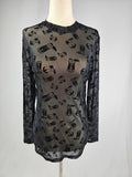 Blame It on The Boots Mesh Top