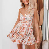 Orange Flower Dress