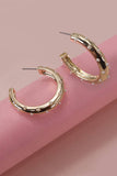 Peral Studded Hoop Earrings