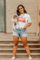 'Merica Red Logo 4th of July USA Graphic Tee