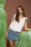 Floral Sleeve Blouse