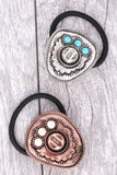 Western Stone Cowboy Hat  Decorative Hair Tie