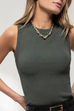 Sleeveless Knit Top