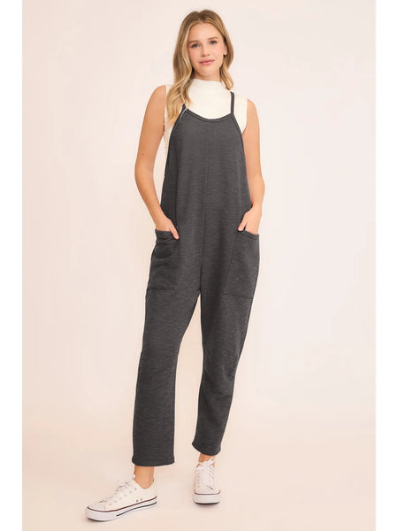 Terry Sleeveless Jumpsuit