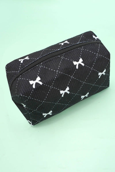 Bow Makeup Cosmetic Pouch