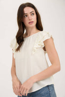 Ruffle Back Bow Top