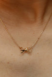 18K Bow Necklace