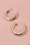 Peral Studded Hoop Earrings