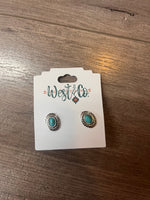 Concho Disk Earrings