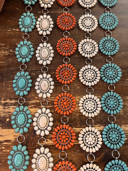 Polished Concho Belt