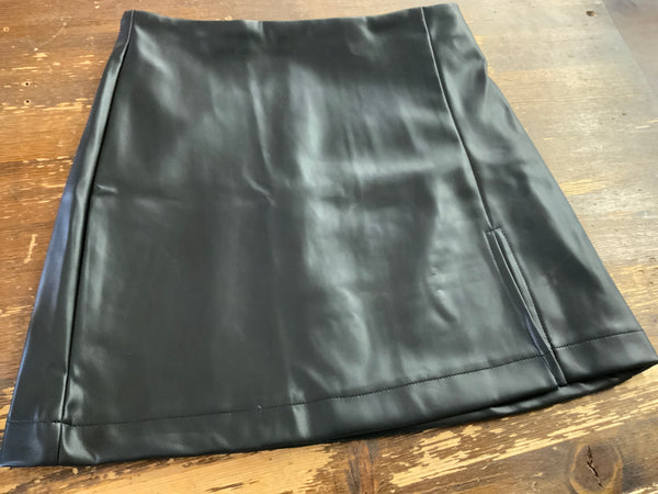 Libby Leather Mini Skirt