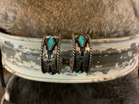 Silver & Turquoise Hoop Collection