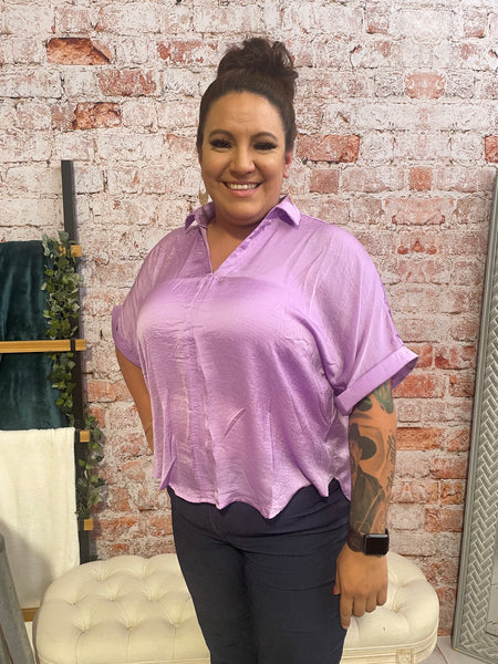 Liza lavender top