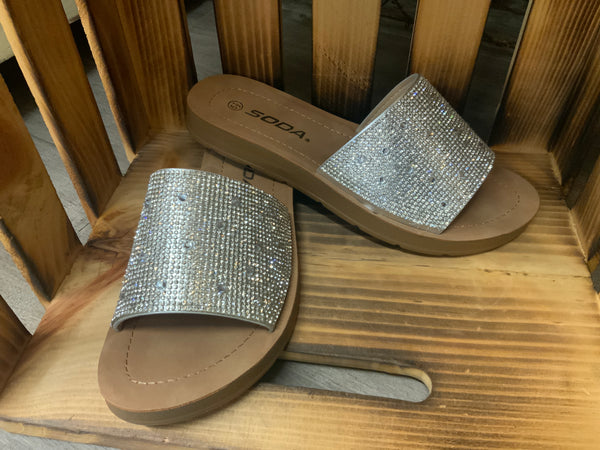 Value glitter sandal