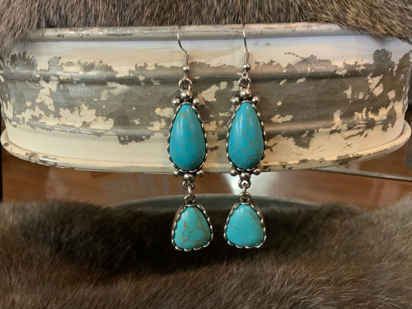 Teardrop Stone Earring Collection