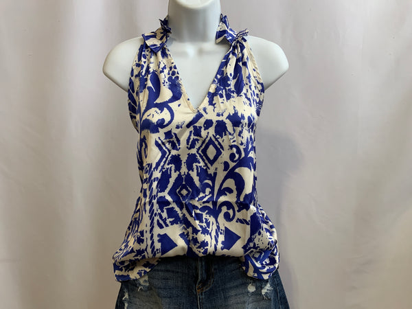 Ruffle Halter-neck Top