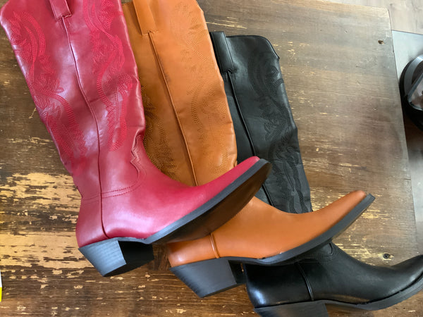 Bernice Tall Western Boots