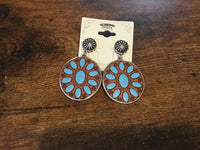Concho stud earring collection