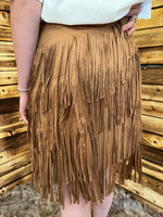 The Four Layers Of Fringe Skirt