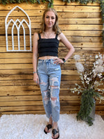 All The Ruffles Crop Top