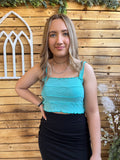 All The Ruffles Crop Top