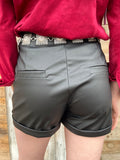 Pleather and Autumn Shorts