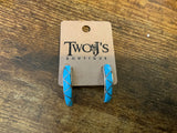 Authentic turquoise earrings