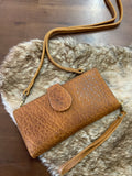 All Leather Crossbody/Wallet