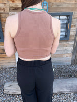 Hollis high neck crop