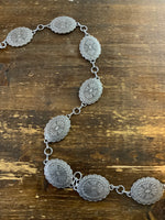 Stamped Oval Concho Belt