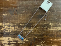 Turquoise bar necklaces