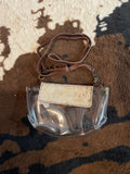 Hide Flap Clear Small Purse