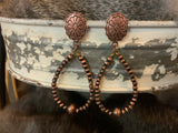 Navajo pearl inspired earrings