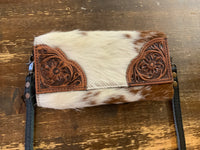Long Haired Cowhide Crossbody Purse