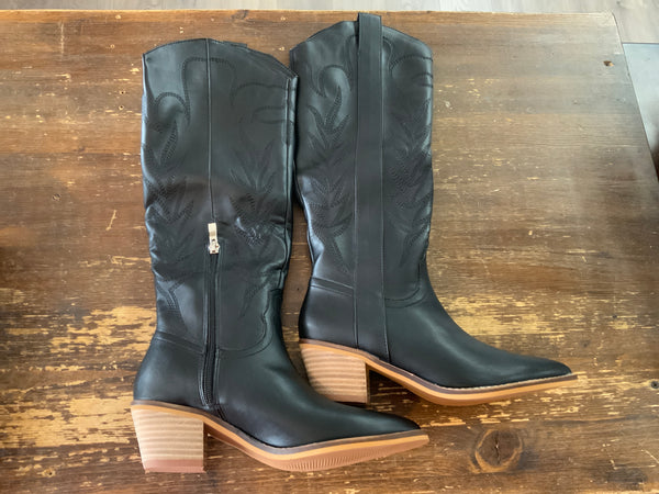 Merced Tall Black Boots