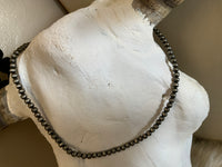 Navajo pearl 6mm bead necklace