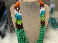 Color me awesome seed bead necklace