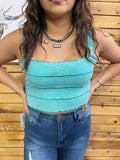 All The Ruffles Crop Top