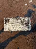 Hide wallet/check book cover