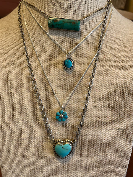 Genuine Turquoise Dainty Necklace