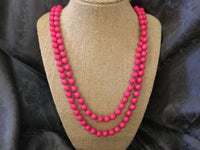 Smooth bead 60 inch necklace