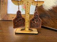 Leather earrings