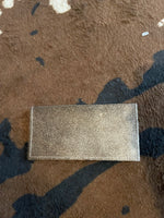 Hide wallet/check book cover