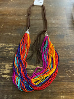Color me awesome seed bead necklace