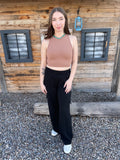 Hollis high neck crop